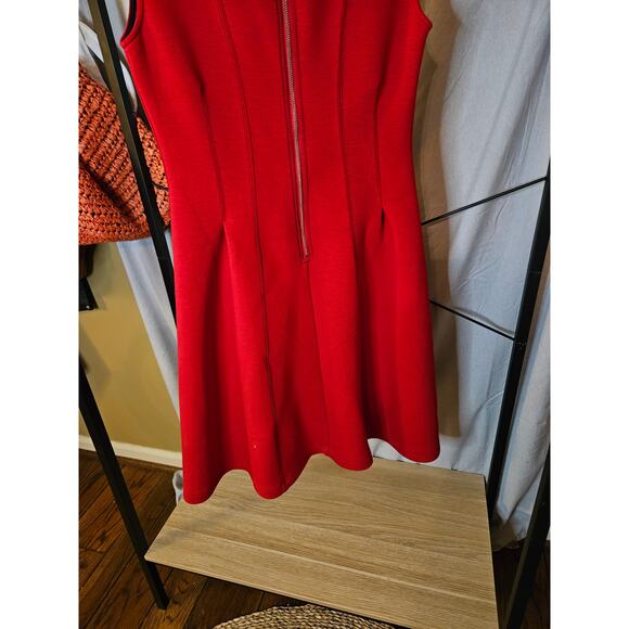 NWT Maeve by Anthropologie Red Fit & Flare Dress – Sleeveless, Size L - Picture 4 of 8